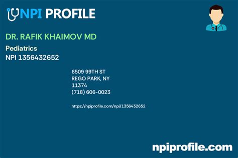 khaimov rafik|DR. RAFIK KHAIMOV MD NPI 1356432652 Pediatrics。